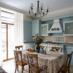 tulle per la cucina in stile provenzale