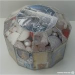 scatola di cartoline con foto decorative