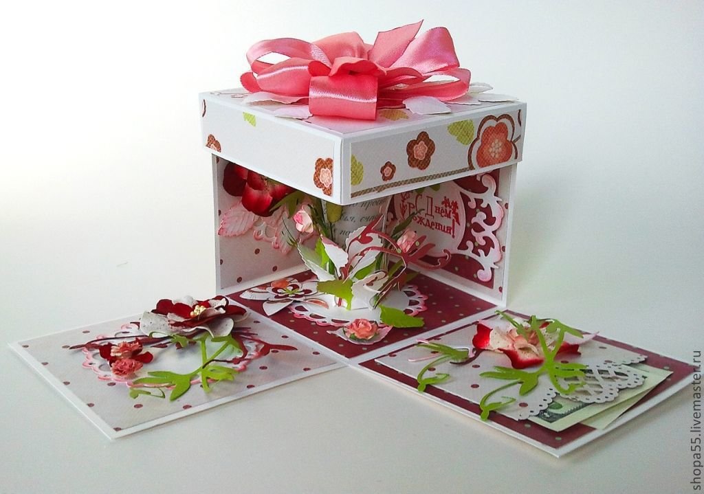 design della scatola a sorpresa