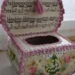 decorazione scatola cartolina