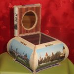 foto di design della scatola della cartolina