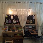 tende per la decorazione della scuola materna