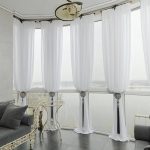 idee di design per tende per finestre panoramiche