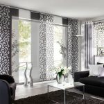 idee di design per tende per finestre panoramiche