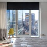 idee tessili per tende per finestre panoramiche