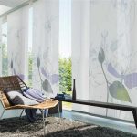 idee di design per tende per finestre panoramiche