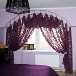 tende e tulle senza cornice interna