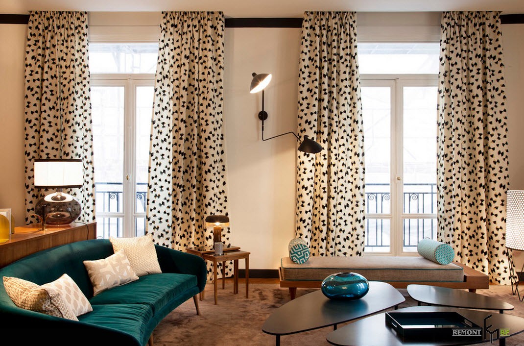 idee di design per tende in gabardine