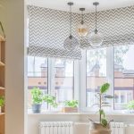 tende per la decorazione della finestra a bovindo foto