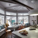 idee di design per tende per finestre a bovindo