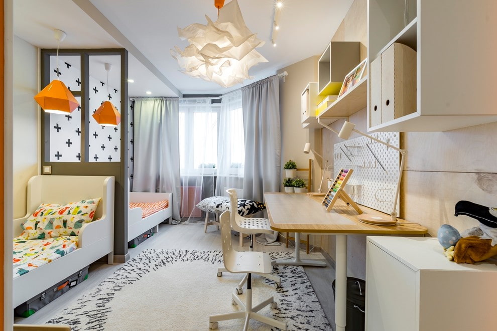 idee di design per tende per finestre a bovindo