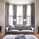 idee di design per tende per finestre a bovindo
