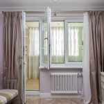 tende alla finestra con un design fotografico del balcone