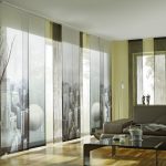 Tende alla finestra con idee di design per un balcone