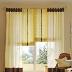 idee di arredamento per tende con passanti