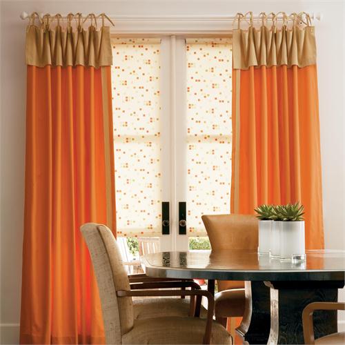 idee di design per tende con passanti