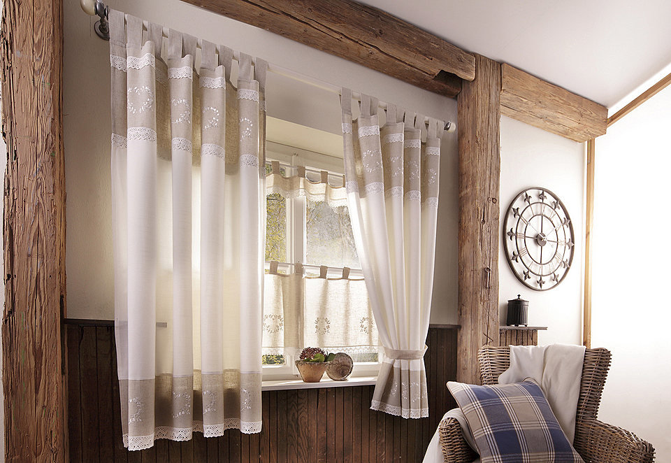 idee di design per tende con passanti