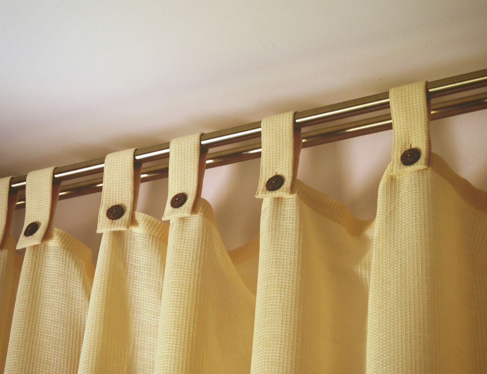 idee di design per tende con passanti
