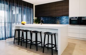 designbilde av organzagardiner