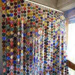 Tende fai da te con materiali di scarto per decorazioni