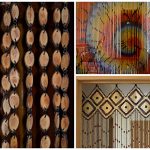 Tende fai da te con materiali di scarto per l'interior design