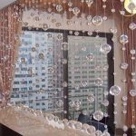 Tende fai da te con materiali di scarto, opzioni fotografiche