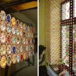 Idee di design per tende fai da te con materiali di scarto