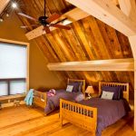 idee per tende in una casa in legno