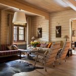 idee per tende in una casa in legno