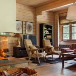 idee per tende in una casa in legno opzioni