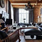 tende in stile casa in legno