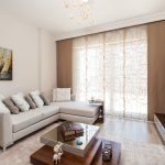 idee di design per interni con aste per tende rotonde