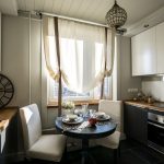 foto di tulle per il design della cucina
