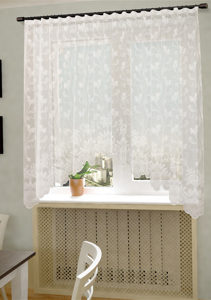 tulle con arco per la cucina