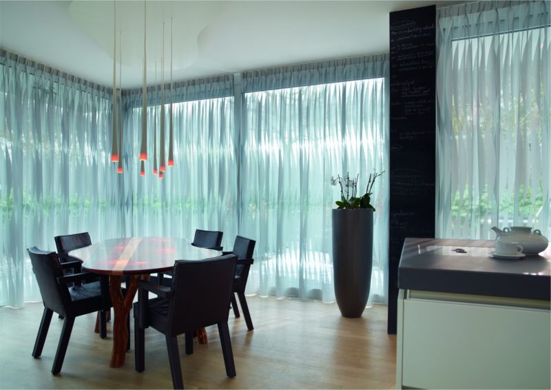 idee per interni in organza e tulle