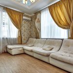 idee per l'arredamento del soggiorno con tulle