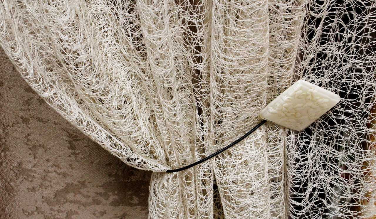 foto di design del tulle nella camera da letto