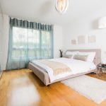 idee per l'arredamento della camera da letto in tulle