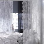 idee per l'arredamento della camera da letto in tulle