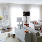 foto di decorazioni in tulle nella sala