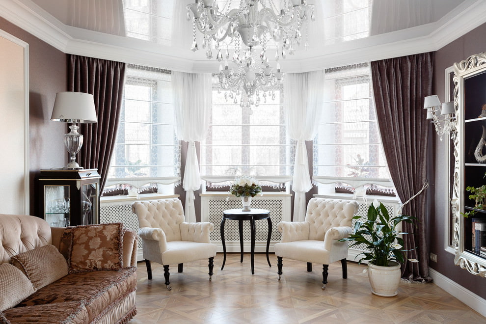idee di design per il tulle in sala
