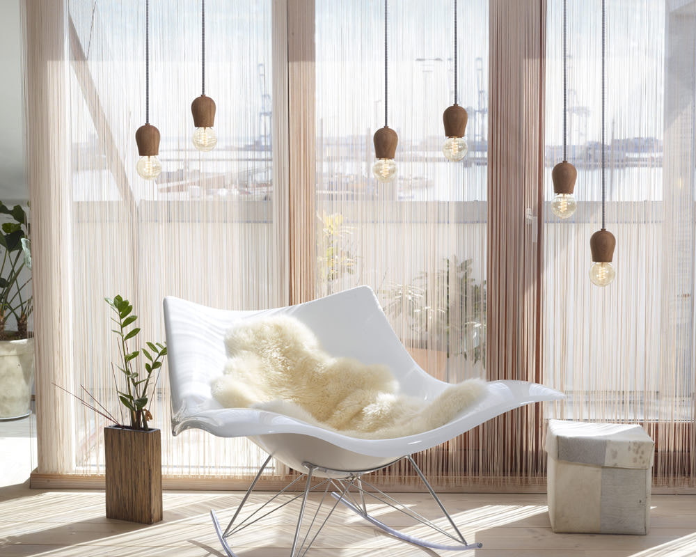 idee per decorazioni in tulle nella sala