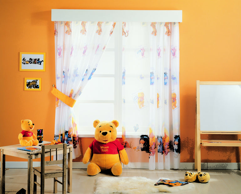 tulle per cameretta bambini winnie the pooh