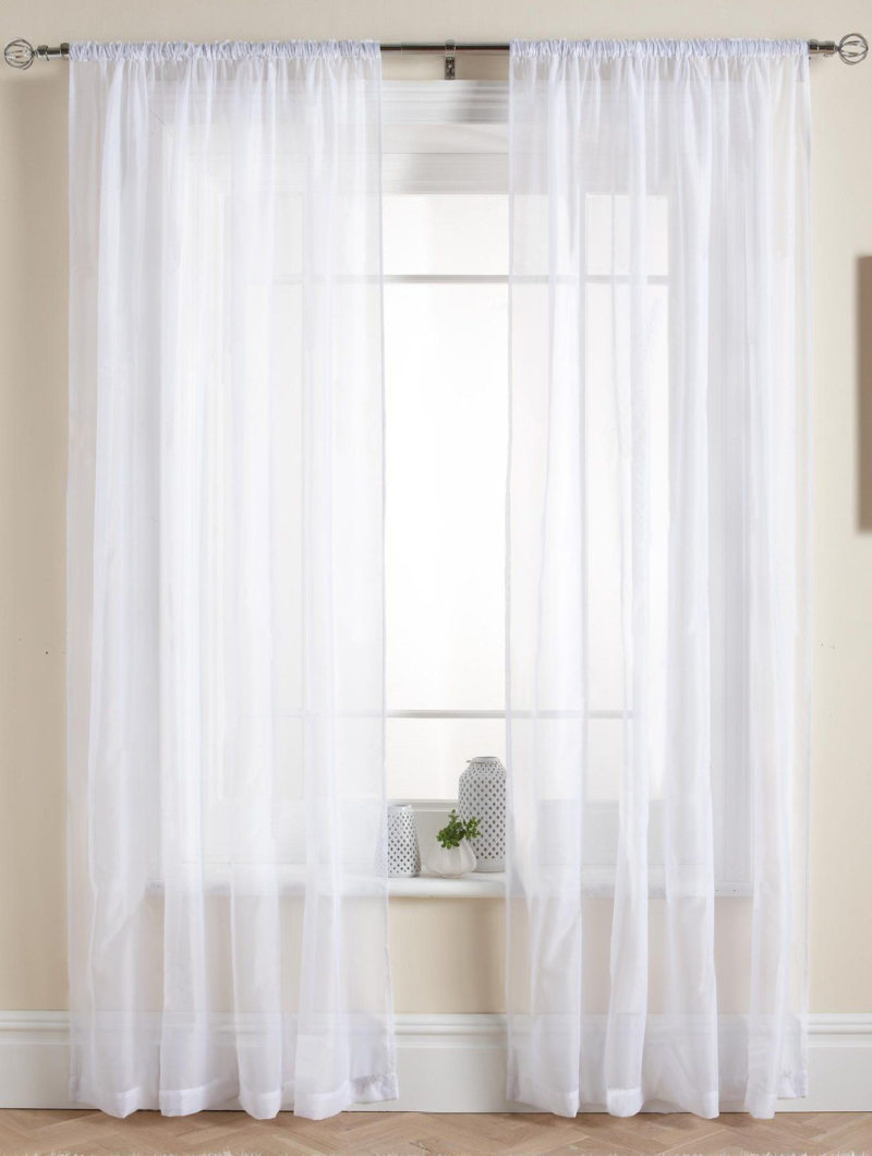 tulle di seta bianco