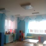 idee per tende per la decorazione dell'asilo