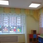 idee per tende per la decorazione dell'asilo