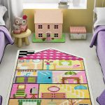 idee per l'arredamento della cameretta dei bambini con tappeti