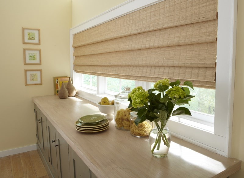 decorazioni con tende di bambù