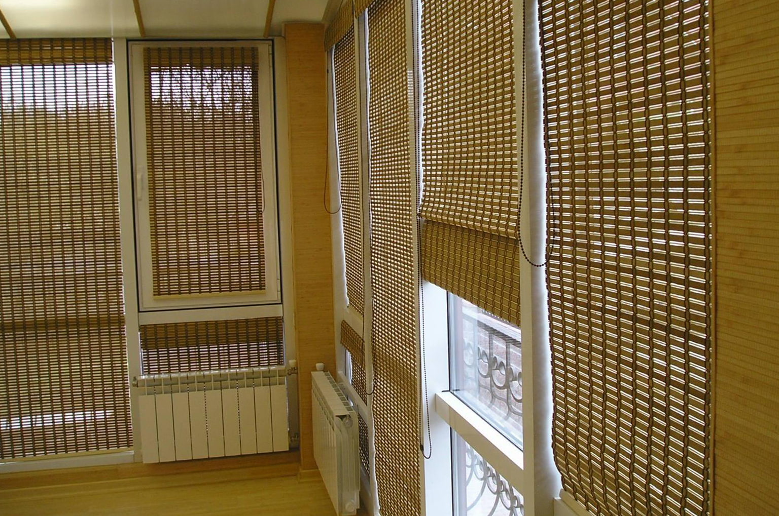 idee per tende di bambù e decorazioni