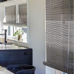 idee per interni con tende di bambù